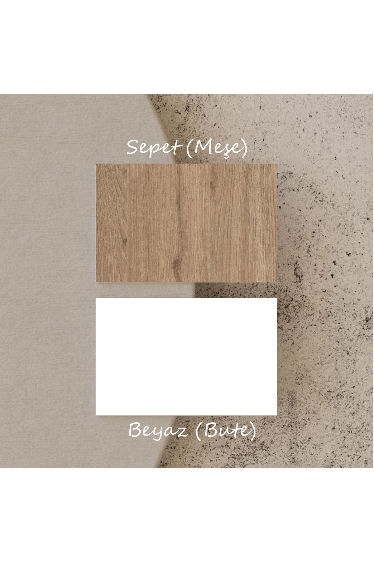 1700 Monza 180 Cm (Membran MDF Kapaklı) Bohem Konsol Sepet-Beyaz - Sepet-Beyaz