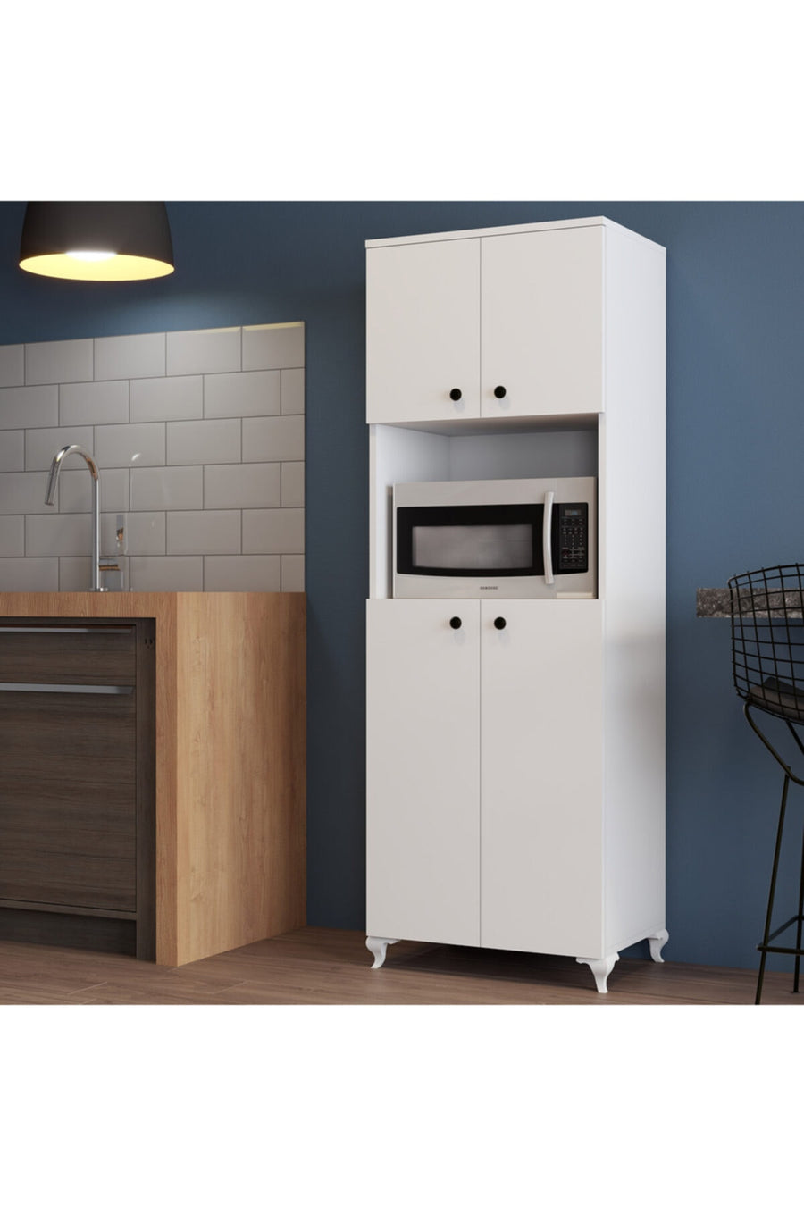 Mfd1 Mikrodalga Fırın Dolabı - Beyaz