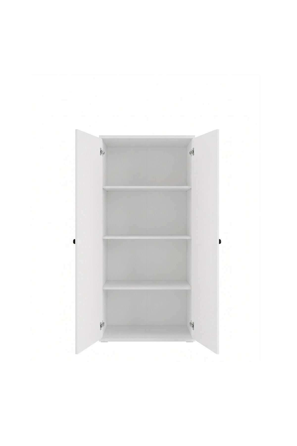 Odessa Çok Amaçlı Dolap 2 Kapaklı 4 Raflı Kiler Mutfak Erzak Dolabı 124 x 60 cm Beyaz ODS1-W - Beyaz