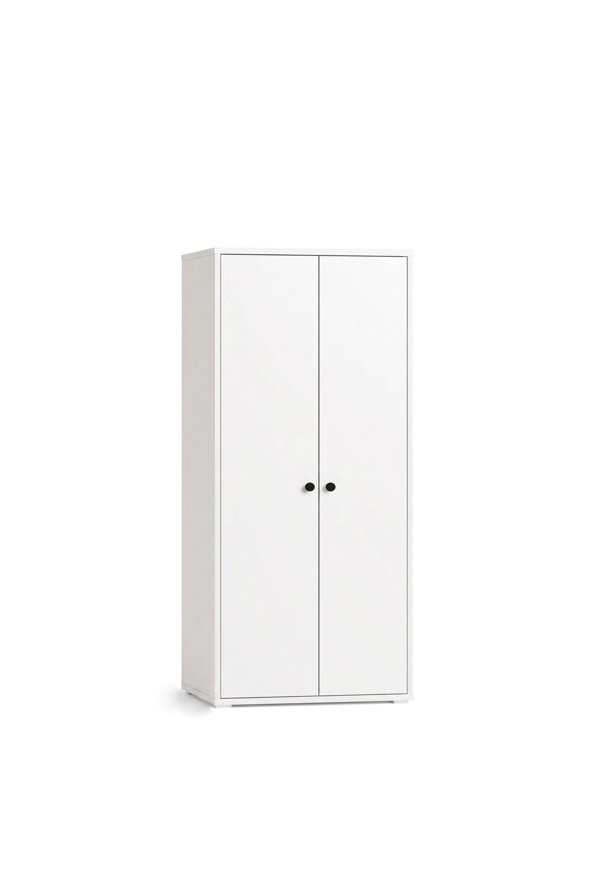 Odessa Çok Amaçlı Dolap 2 Kapaklı 4 Raflı Kiler Mutfak Erzak Dolabı 124 x 60 cm Beyaz ODS1-W - Beyaz