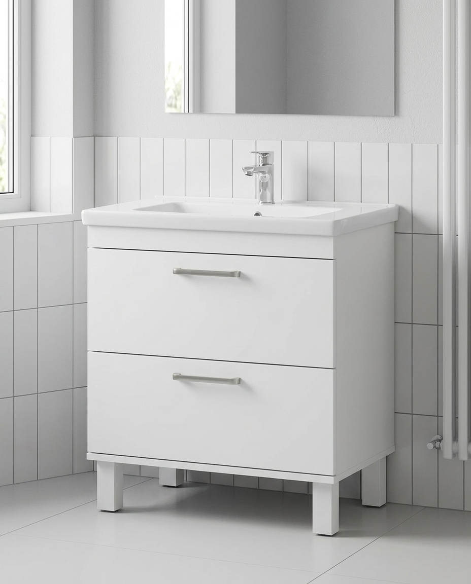 Ayaklı Lavabo Altı Dolabı 65 cm