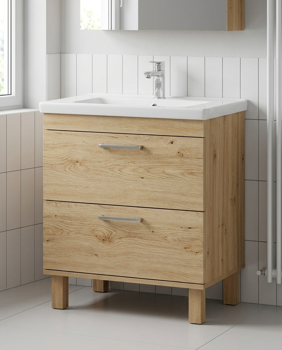 Ayaklı Lavabo Altı Dolabı 65 cm